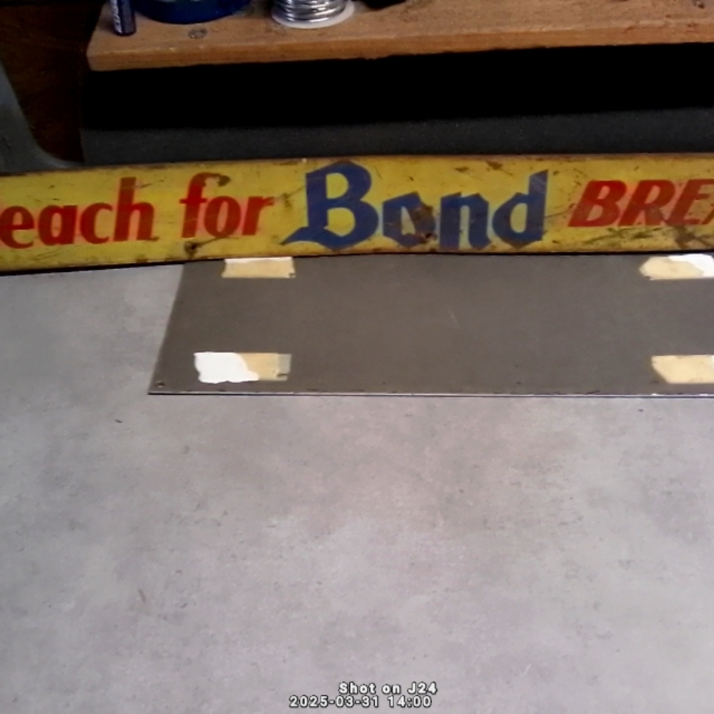 Vintage Bond Bread Sign